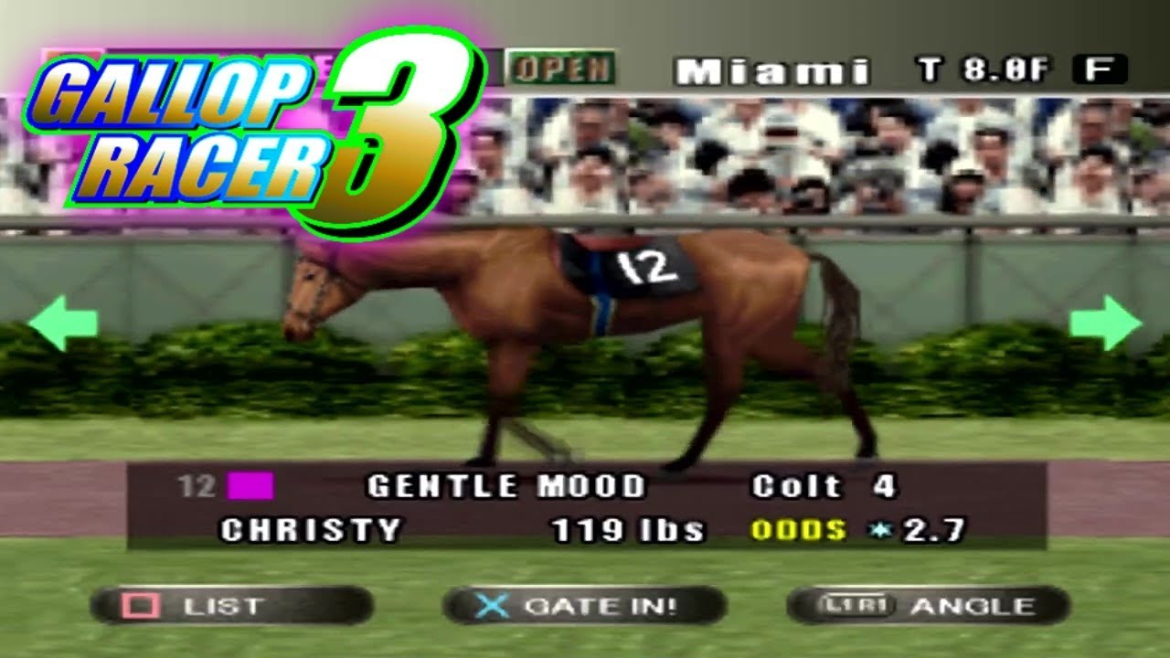Gallop Racer 2000 Gameplay Walkthrough Horse Racing Games For PS1 With Commentary Part 14 YouTube