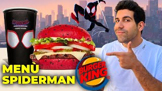 IL MENÙ DEL BURGER KING x SPIDERMAN edizione Limitata