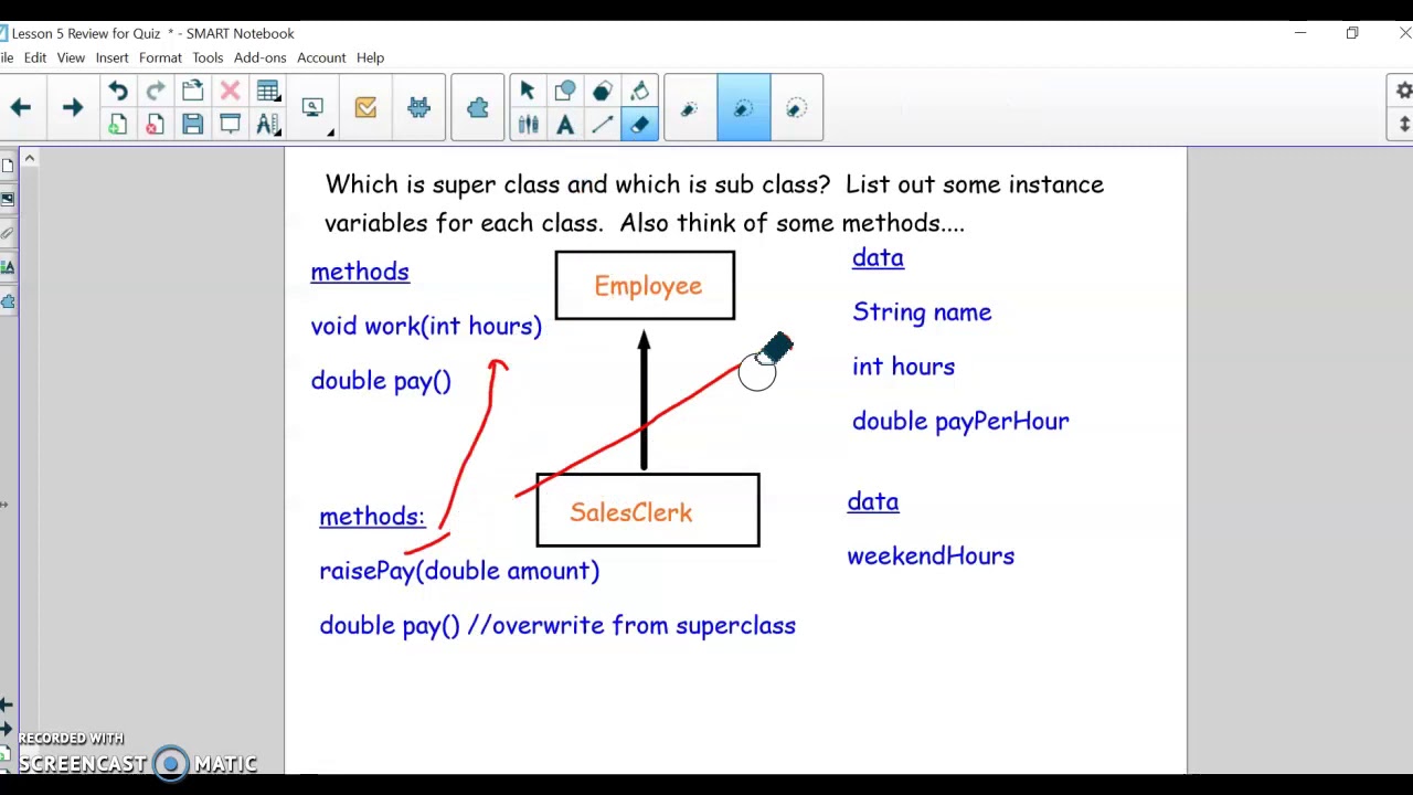 Review for Inheritance Quiz part 1