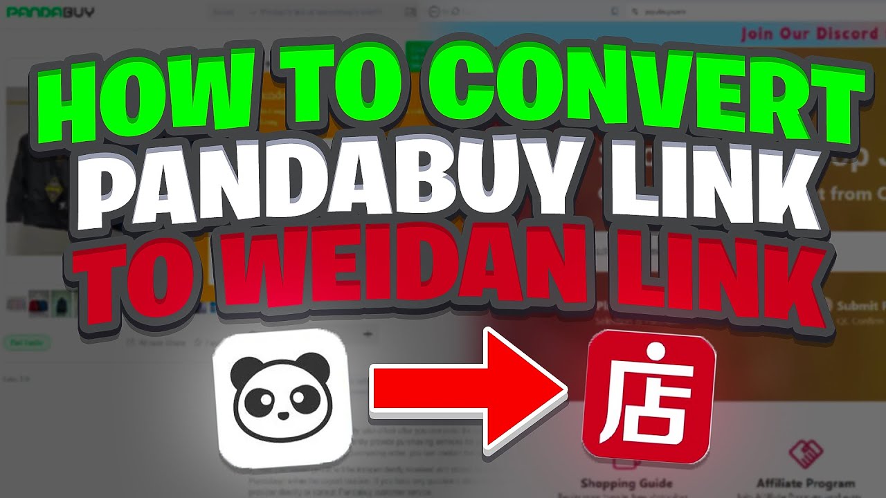 (2024) HOW TO CONVERT PANDABUY LINK TO WEIDIAN LINK | THE ULTIMATE