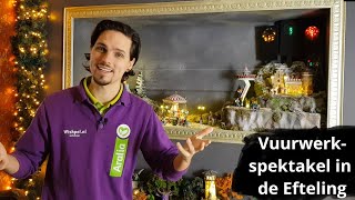 De Efteling kersthuisjes in een schilderij | Kerstdorp maken met Martin | Lemax, Luville, MyVillage