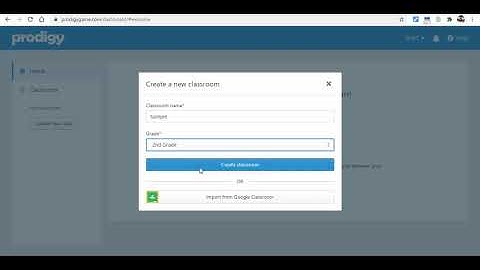 Prodigy - How to sign up for a classroom account and get your class started.