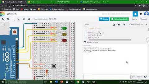 Arduino S.E. Ejercicio Semáforo con Pulsador
