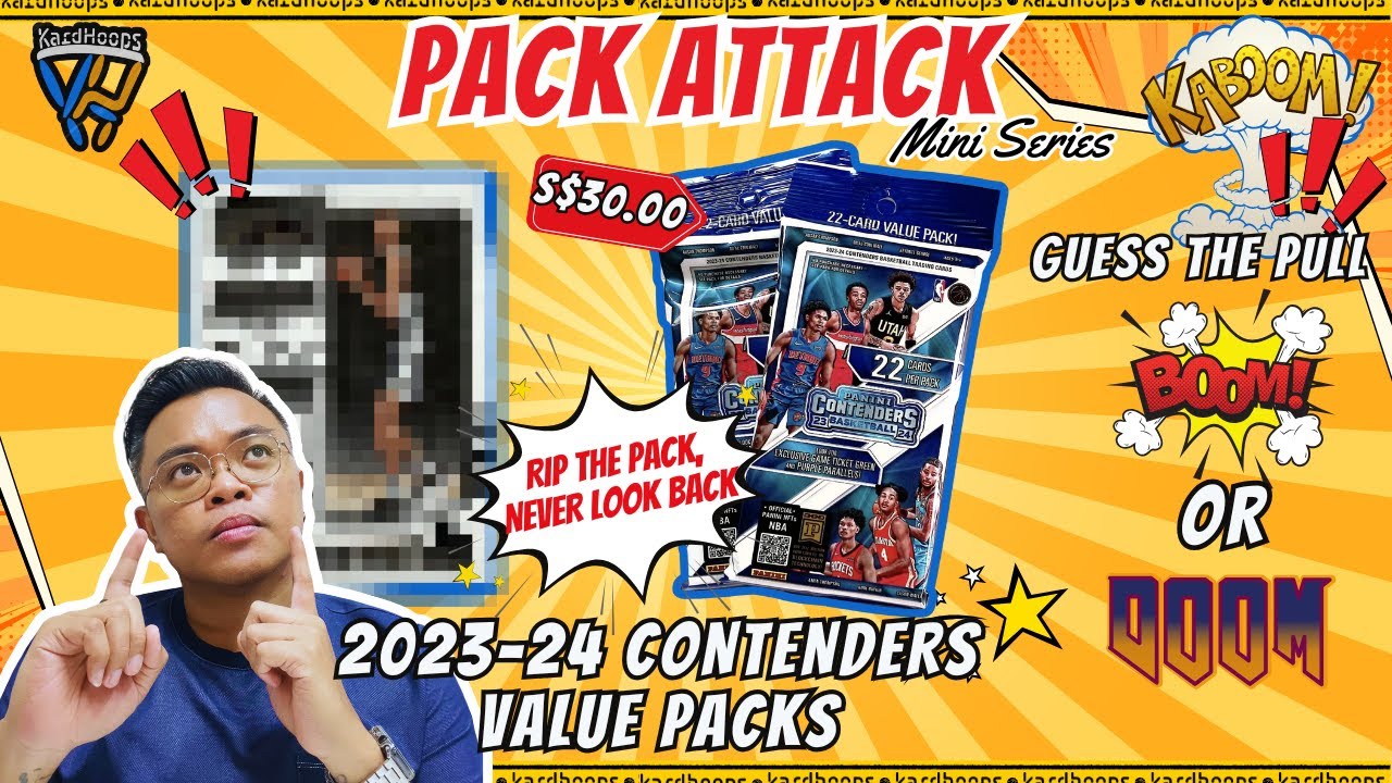 PACK ATTACK Ep 001 🎯 | 2023-24 Contenders Value Pack x2 🔥 WEMBY PULLED ...