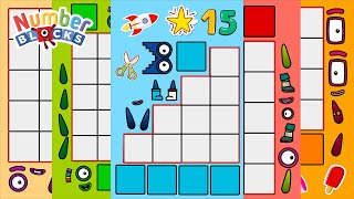 Numberblocks Paper Diy 11  15  Learn To Count Big Numbers