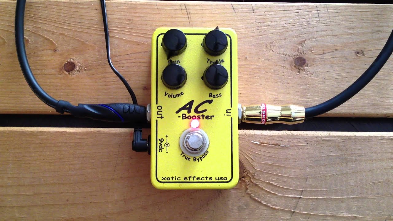 5 Minutes with the Xotic Effects AC Booster - Pedal Demo - YouTube