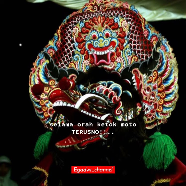 story wa versi barongan bajang raja geleng-geleng.