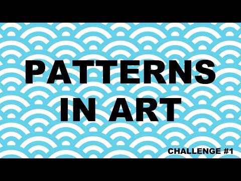 Art Challenge 1 - How to use Patterns in Your Paintings