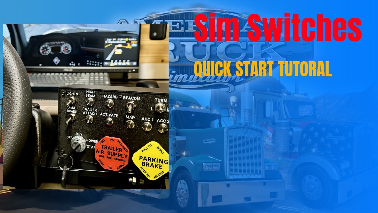 Quick setup for 14 function trucker box by sim switches - YouTube