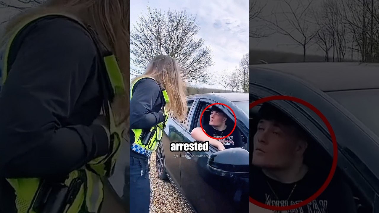 Парень троллит полицейского 😭