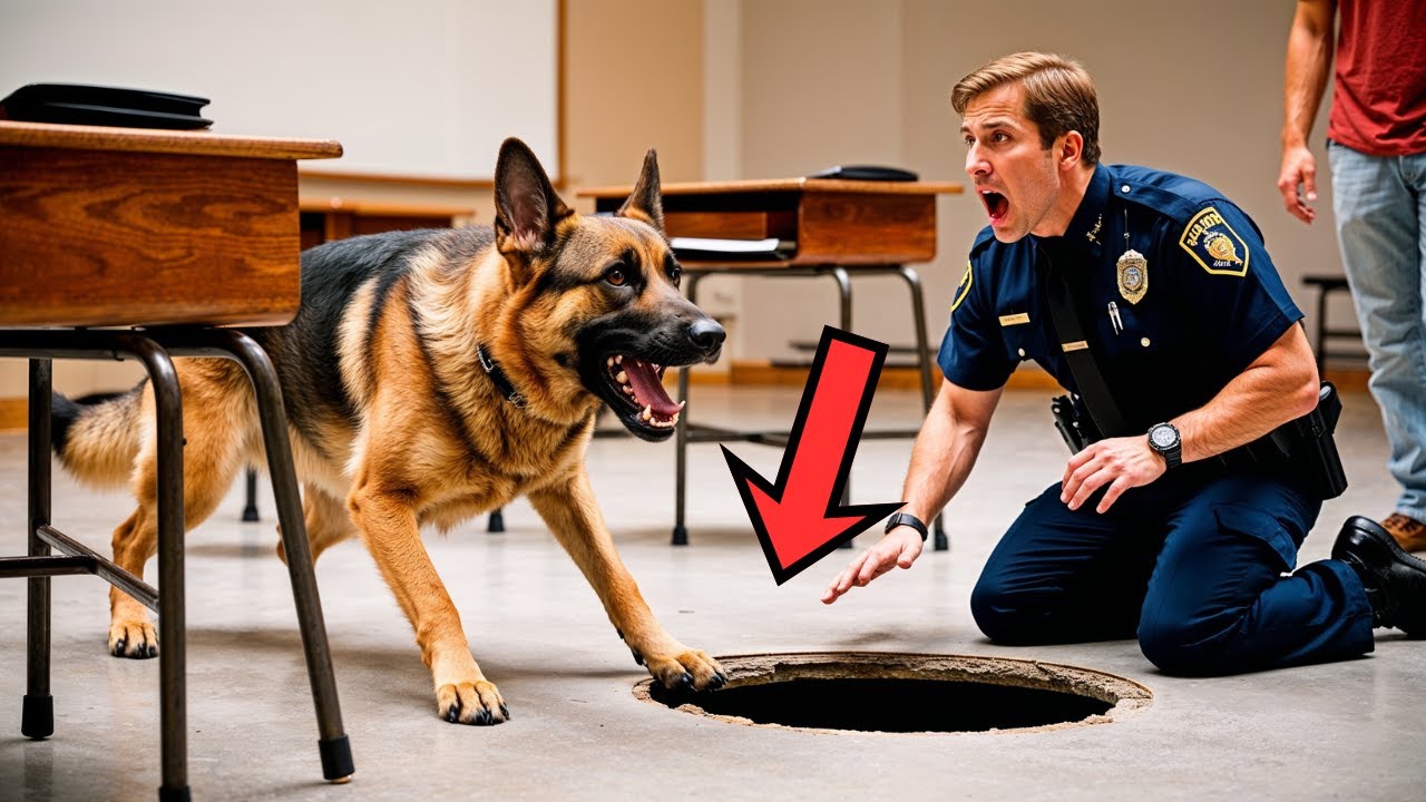 K9 Dog Suddenly Barked Loudly In School — The Shocking Discovery Left Everyone Speechless!