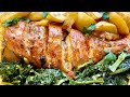 Red fish no forno como fazer peixe suculento com batatas e grelos