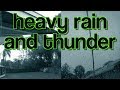 &#39;Rain&#39; 2 hours of Heavy Rainfall and Thunder Sounds | High-Quality Sounds for Sleeping