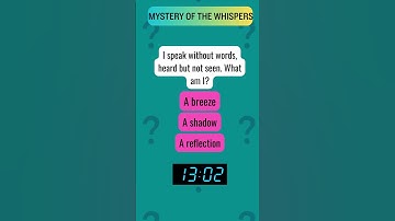Master the Riddle: A Journey into the Unknown! #riddles