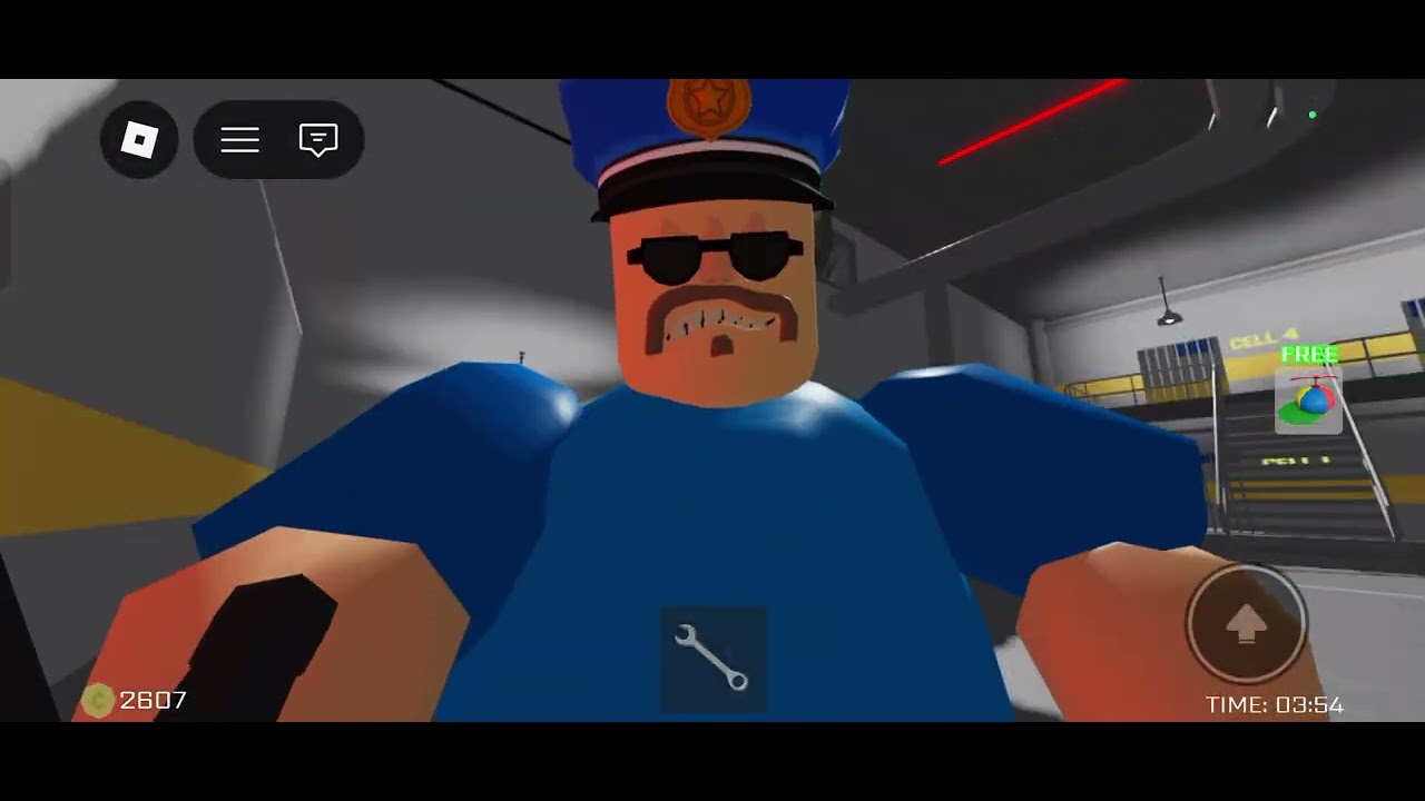 Playing barry's prison escape (hard mode)