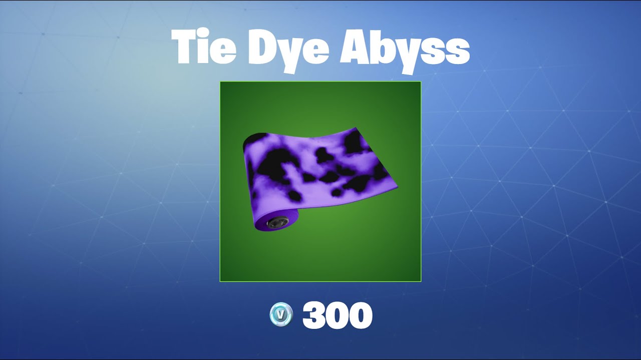 Tie Dye Abyss | Fortnite Wrap - YouTube