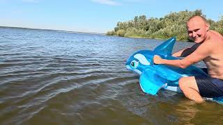 Intex 58523 - Inflatable Transparent Blue Whale 1.52 M X 1.14 M, Relaxation On The Lake- 20.09.2025