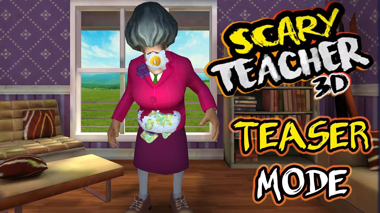Scary Teacher 3D Teaser Mode Funny Gameplay iOS/Android YouTube