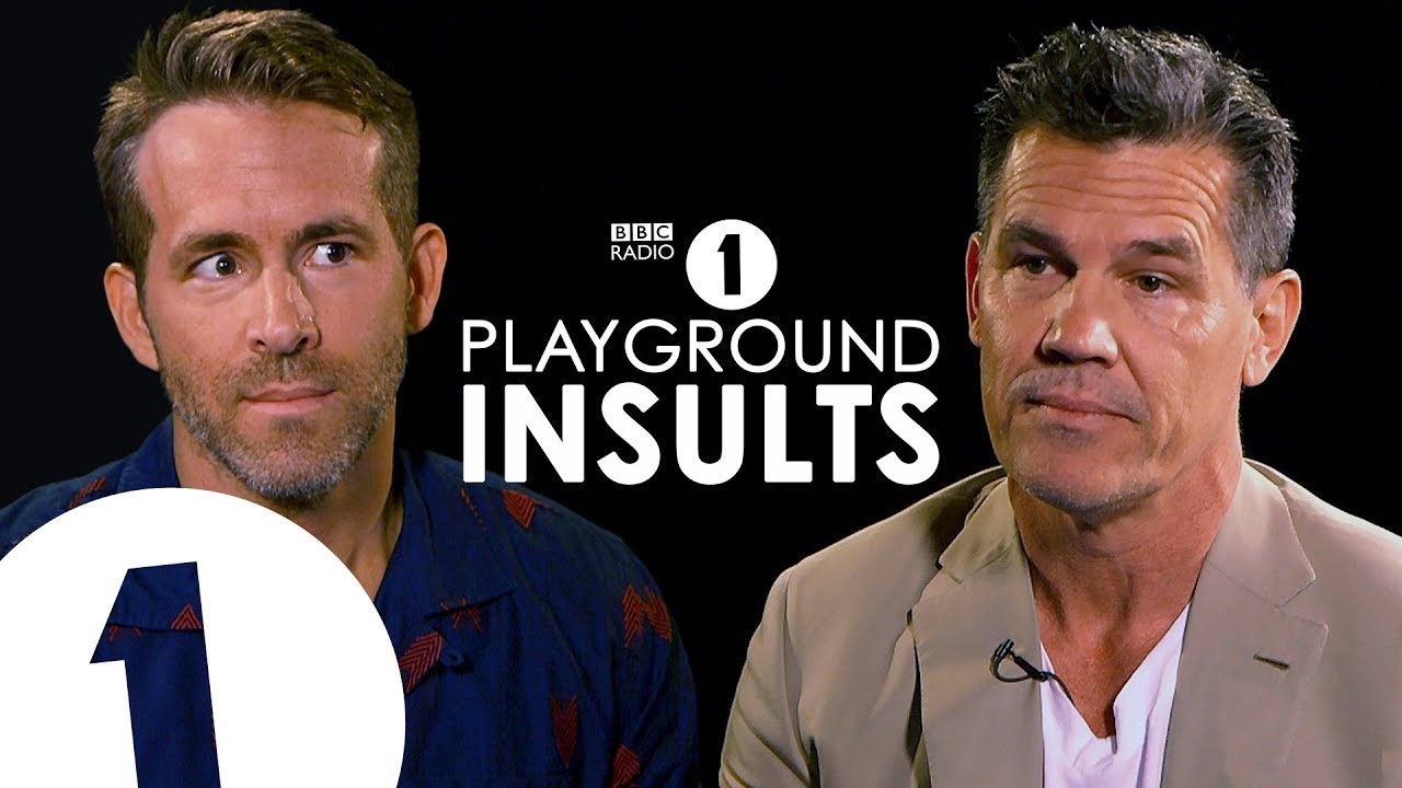  Ryan Reynolds and Josh Brolin Insult Each Other | CONTAINS STRONG LANGUAGE!