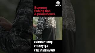 Hot weather fishing tips. #KVD @StrikeKingLure @MossyOak @MustadFishing @bassproshops screenshot 3