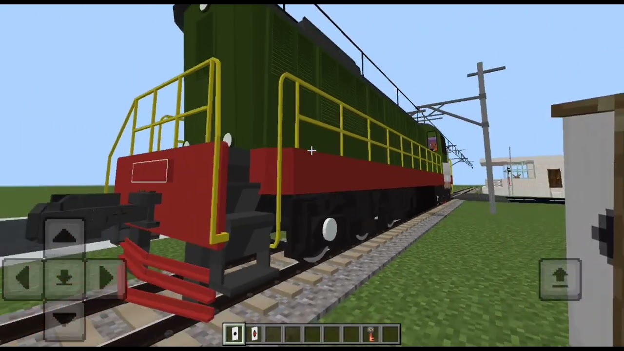 Работаю дежурным по станции в майнкрафт