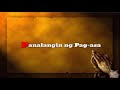 PANALANGIN NG PAG-ASA | NGAYONG PANAHON NG COVID-19 LOCKDOWN