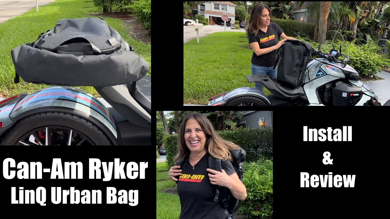 CanAm Linq Urban Bag Install and Review YouTube