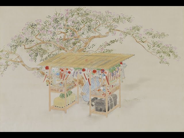鎌倉市鏑木清方記念美術館収蔵品紹介《朝夕安居》Commentary on