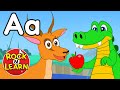 Animals ABC Phonics Song for Kids | Two Animals for Each Letter of the Alphabet | Rock ’N Learn