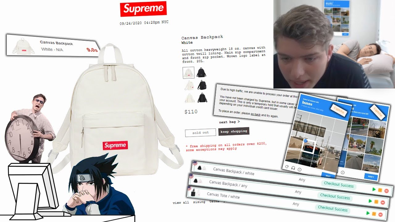 SUPREME FW20 WEEK 5 LIVE COP W/ SLAP | BAGS SECURED