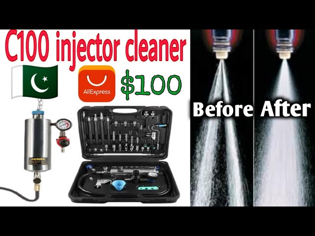 AUTOOL C100 Petrol Car Injector Cleaner Gasoline Auto Fuel Injector Nozzle  Flushing For EFI Throttle 