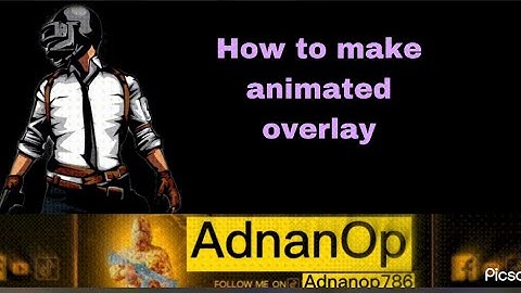 How to make animated overlay❤️for stream champ for iPhone android in hindi and urdu❤️#overlay #pubg