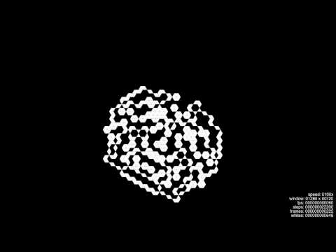 Langton's ant with triangles 2( 6k steps per second )