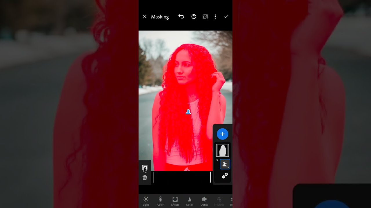 How to change background to Black in Lightroom mobile.
