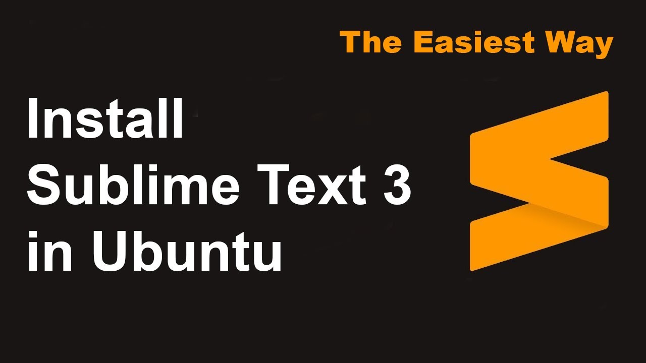 โหลด sublime text 3  New Update  Install Sublime Text in Ubuntu (The Easiest Way) | Ubuntu 20.04