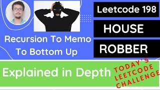 Leetcode 198 House Robber | Hindi