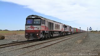 7922V SCT / SBR Dooen To Melbourne Container Train CSR011 & SCT013 (7/12/2023) - PoathTV Railways