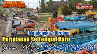 Vlog!!! Perjalanan Pasar Malam Menuju Lokasi Terbaru❗Taman Ria Promosindo Divisi 01