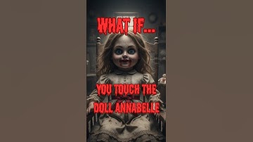 WARNING! What if you touch the doll ANNABELLE? The Untold Danger #scary #mystery #horror #shorts