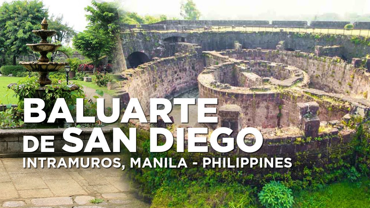 OLD FORTRESS in Manila | Baluarte de San Diego, INTRAMUROS Manila, Philippines