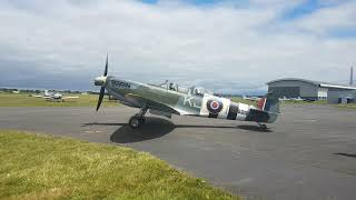 Spitfire start and takeoff