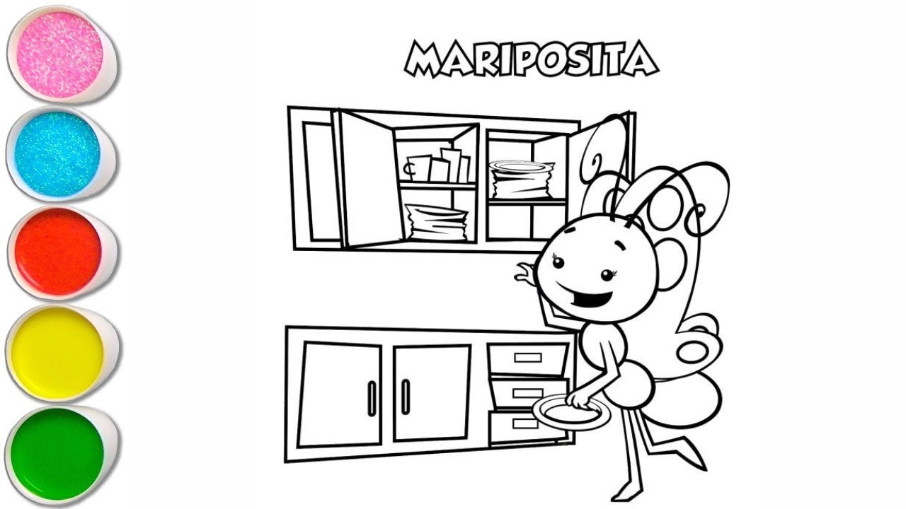 Mariposita Está En La Cocina Haciendo Chocolate Para La Madrina