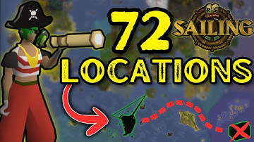 QUICK Sailing Prep Guide with Over 100 Mapped Locations - [OSRS]