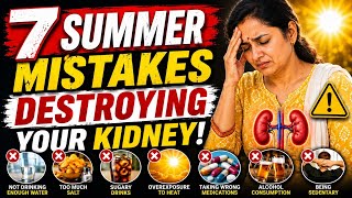 7 Mistake in Summer that Can damage your kidneys #kidneyhealth #kidneytransplantation #ckd #ckddiet