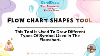 Flowchart Shapes Tool, Flowchart Shapes Tool in CorelDraw, Flowchart Shapes Tool used in English