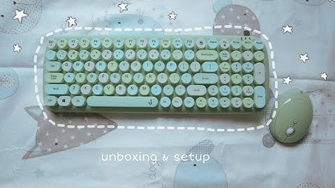 Unboxing the cutest keyboard set