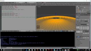 Blender Visualisation of MHD (Fargo) Simulation Data Basic Optical Depth Model