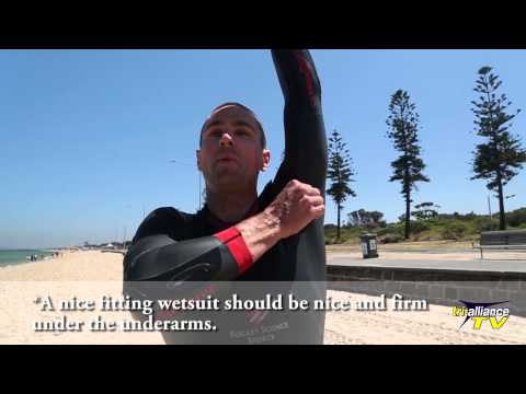 Hoe correct op een wetsuit