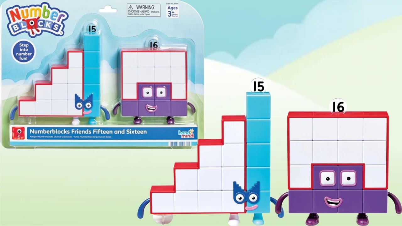 Inza Coloring – 0350 Minutes Unboxing Numberblocks Friends Fifteen