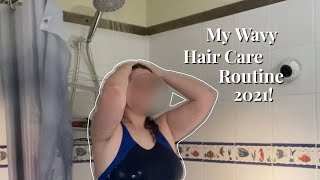 my wavy hair care routine 2021 // VLOGMAS DAY 9